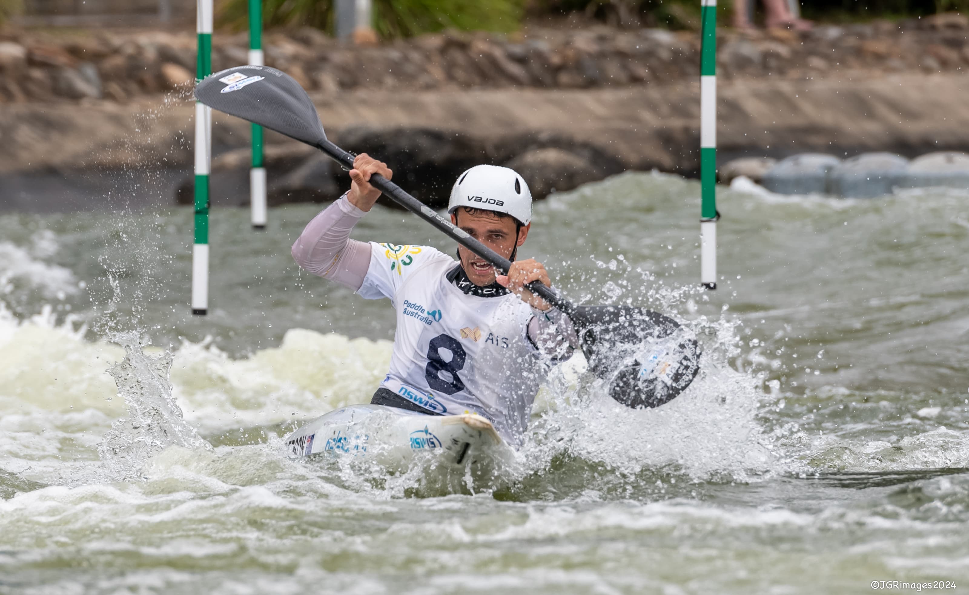 Canoe Slalom athlete Tim Anderson competed in Men's K1