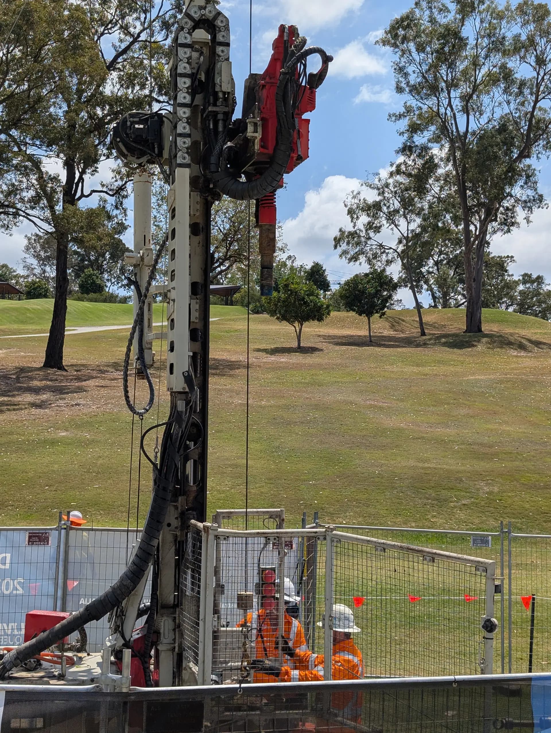 Site investigations site in Victoria Park