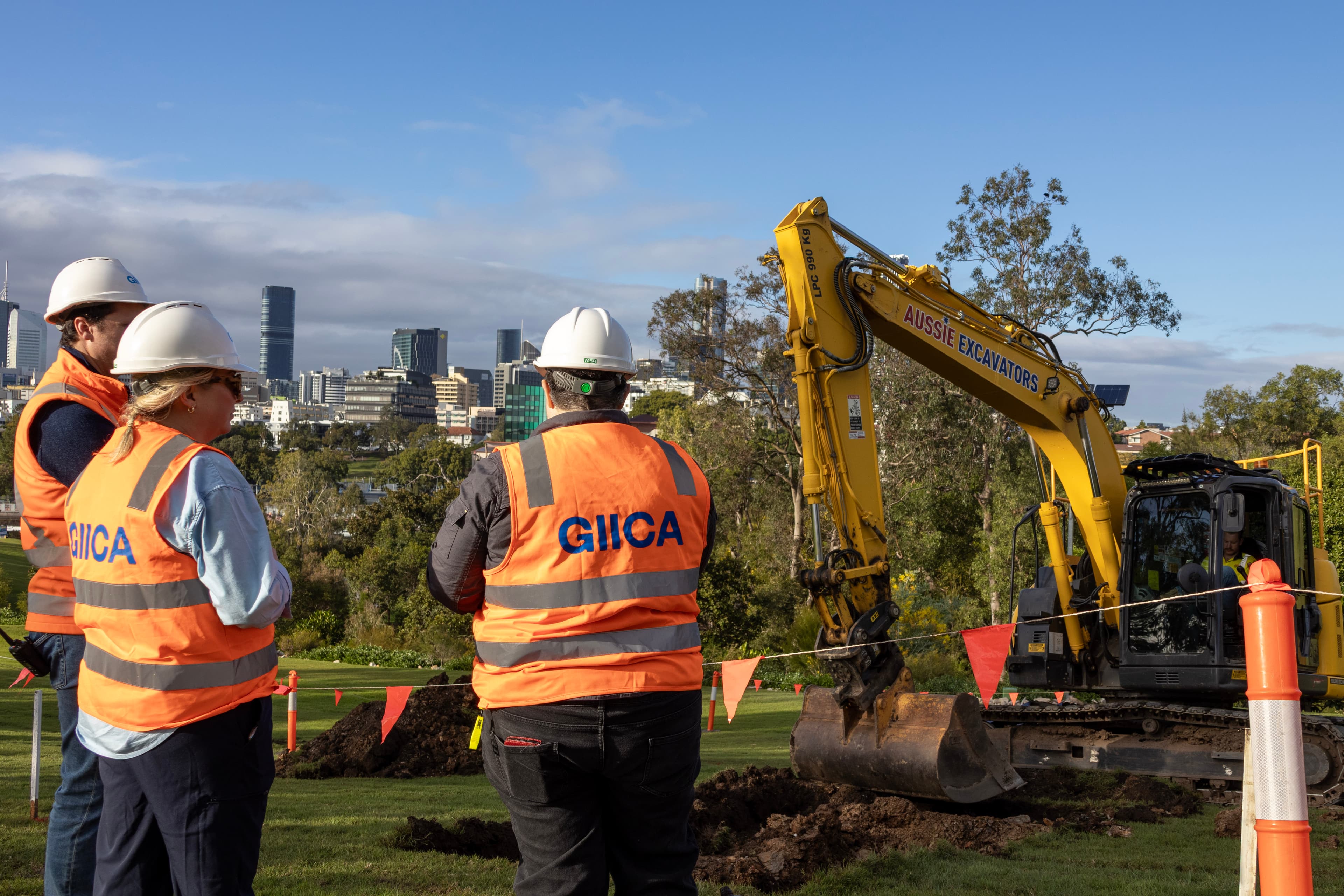 GIICA undertaking archaeological salvage works at Victoria Park