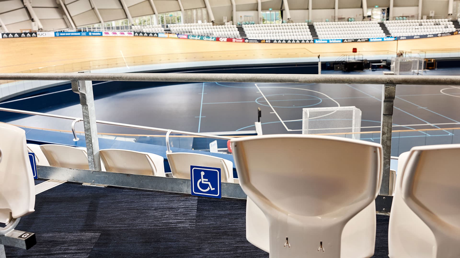 Inside of Anna Meares Velodrome