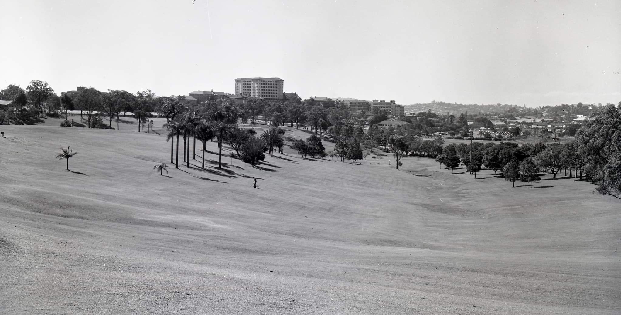 Victoria Park Golf Course - Herston - 1950. Credit Brisbane City Archives