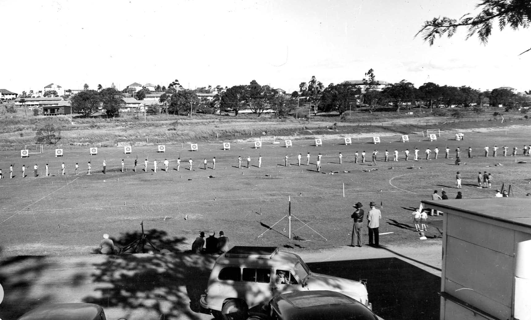 Victoria Park archery competition 1950s. Credit Brisbane City Archives