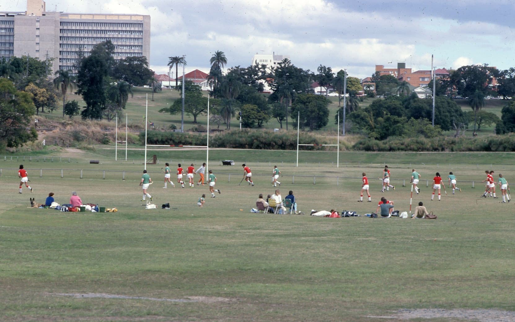 Victoria Park hockey game 1977. Credit Brisbane City Archives.